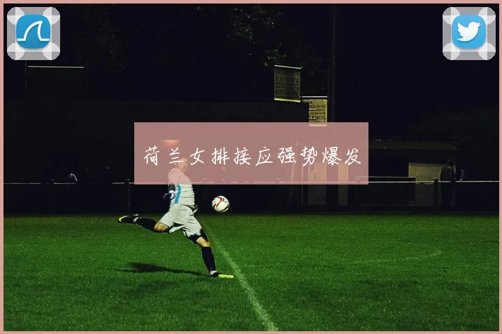 荷兰女排接应强势爆发
